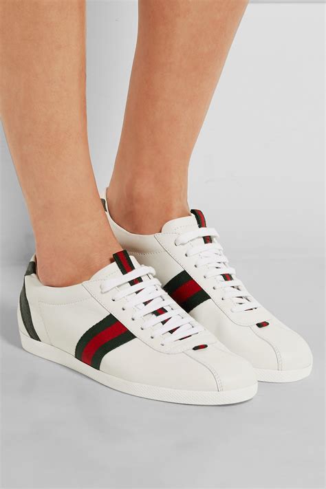 gucci white women's sneakers|farfetch gucci sneakers women.